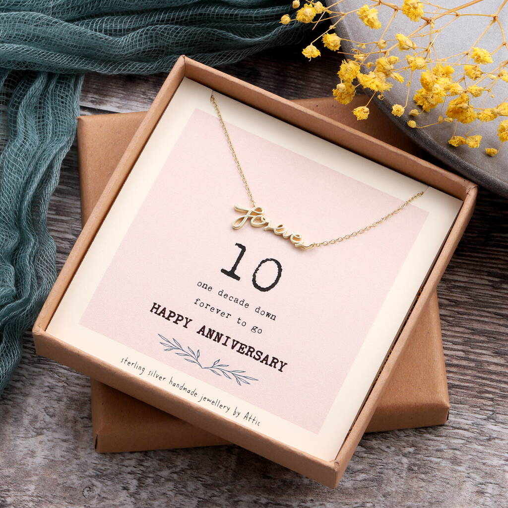 One year hot sale anniversary necklace