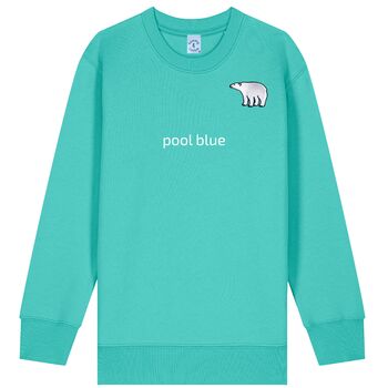 Organic Cotton Embroidered Polar Bear Sweatshirt, 4 of 11