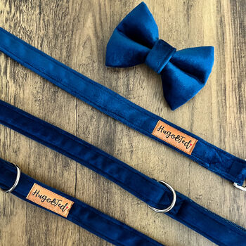 Velour Collar, Lead And Bow Tie Set, 5 of 6