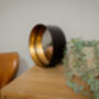 Small Round Black Cylinder Wall Mirror, thumbnail 4 of 10
