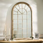 Vintage Arch Window Mirror, thumbnail 1 of 4