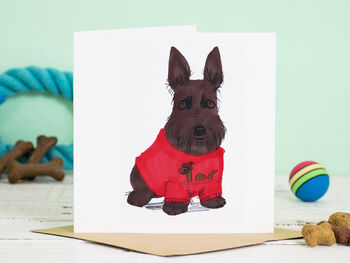 Dog Birthday Card Doggy Dress Up, 10 of 12