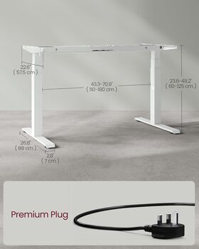 Height Adjustable Desk Frame With Memory Function, 7 of 8