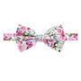 Wedding 100% Cotton Floral Print Tie Pink And White, thumbnail 4 of 4