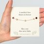 Loss Of Mum Gift With A Gold Plated Or Silver Plated Star Bracelet And Card, thumbnail 1 of 6
