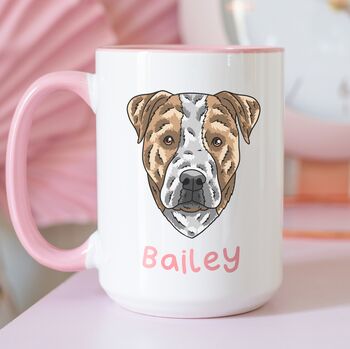 Personalised Staffordshire Bull Terrier Mug, 3 of 10