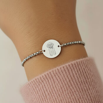 Custom Dog Memorial Bracelet, 6 of 8