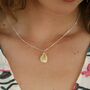 Gold And Sterling Silver Shell Pendant, thumbnail 2 of 6