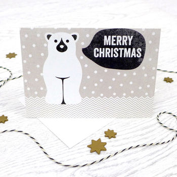 Festive Animals Christmas Cards By The Strawberry Card Company