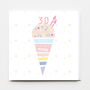 Happy Birthday Ice Cream Age Card, thumbnail 1 of 2