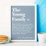 Personalised 'Family' Dictionary Print, thumbnail 2 of 4
