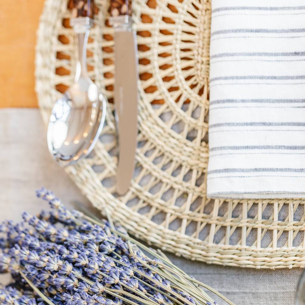 Woven Oval Seagrass Placemats Set Of Four By Truffle Tablescapes