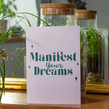 'Manifest Your Dreams' Motivational Print, 7 of 9