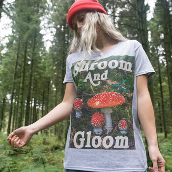 Shroom And Gloom Women's Slogan T Shirt, 5 of 6