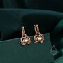 Sterling Silver Crab Dangle Huggie Hoops, thumbnail 3 of 9