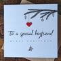 Boyfriend Personalised Christmas Card, thumbnail 2 of 4