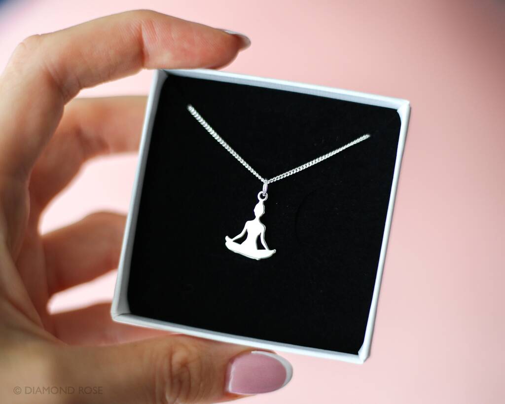 Yoga Necklace In Sterling Silver, 1 of 7