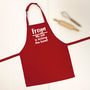 'Licking The Bowl' Personalised Kids Apron, thumbnail 4 of 7