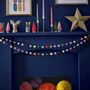 Colourful Felt Beads Christmas Garland, thumbnail 1 of 2