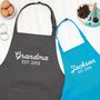 Personalised Grandma And Child Apron Set, thumbnail 1 of 8