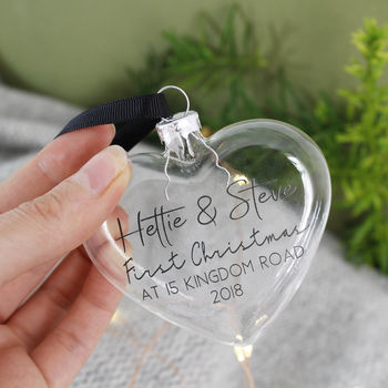 Personalised New Home Christmas Bauble, 4 of 5