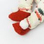 Personalised Pom Pom Baby Slippers, thumbnail 2 of 4