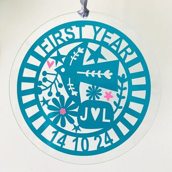 Personalised 1st Anniversary Keepsake, 6 of 9