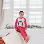 Personalised Nordic Penguin Kids Christmas Pyjamas, thumbnail 2 of 12