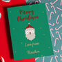 Personalised Santa Face Christmas Card, thumbnail 3 of 3