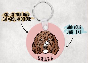 Cockapoo Dog Keyring, 4 of 6