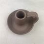 Fair Trade Stoneware Hand Candlestick Holder With Plate, thumbnail 6 of 12