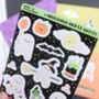 Party Ghost Cute Halloween Sticker Sheet, thumbnail 3 of 3