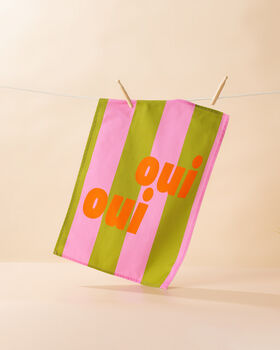 Oui Oui Tea Towel, 2 of 3