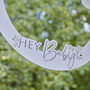 Hey Baby Botanical Baby Shower Photo Booth Frame, thumbnail 2 of 4