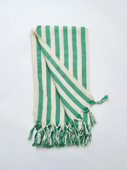 Brighton Stripe Hammam Towel, 8 of 12