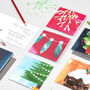 Pack Of 10 Festive Christmas Cards, thumbnail 8 of 11