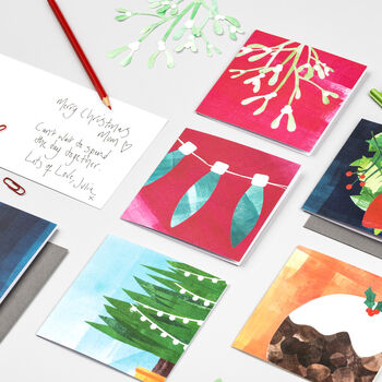 Pack Of 10 Festive Christmas Cards, 8 of 11