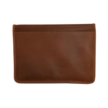 Hoxton Leather Laptop Sleeve Document Wallet, 5 of 5