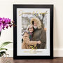 Personalised Anniversary Gold Foil Print, thumbnail 1 of 8