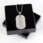 Dad Gifts Personalised Dad Dog Tag Necklace, thumbnail 3 of 6