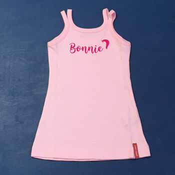Girl's Personalised Name Dress, 2 of 12