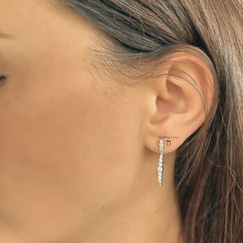 Sparkly Bridal Earrings, 3 of 5