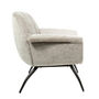 Bourne Chenille Grey Cocktail Chair, thumbnail 4 of 7