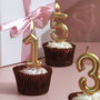 G Decor Gold Number Birthday Candles Zero To Nine, thumbnail 1 of 5