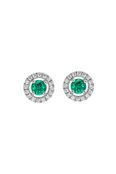 Orla Lab Grown Diamond/Created Gemstone Earrings, 5 of 12