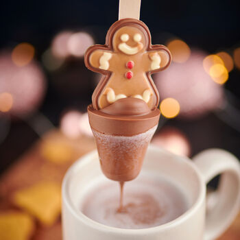 Gingerbread Man Hot Chocolate Spoon, 3 of 3