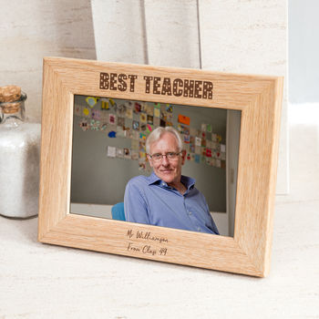 Personalised Best Teacher Photo Frame, 2 of 3