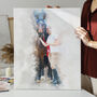 Custome Watercolor Horse Portrait Gift For Horse Owners, thumbnail 4 of 7