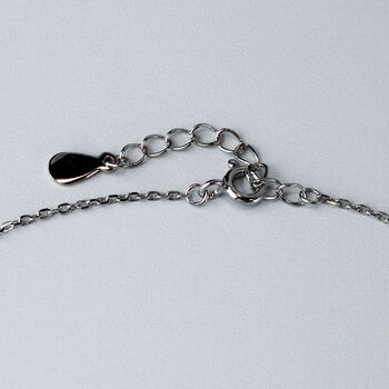 Sterling Silver Fish Charm Anklet, 2 of 6