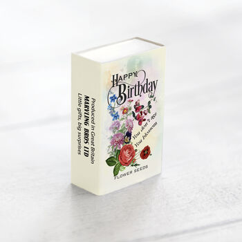 Happy Birthday Wildflower Seeds In A Matchbox, 5 of 6
